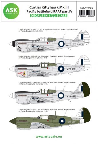 Art Scale - 1/72 Curtiss Kittyhawk Mk.III Pacific battlefield RAAF part IV