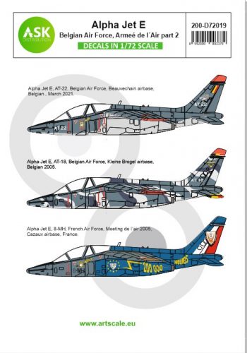 Art Scale - 1/72 Alpha Jet E Belgian Air Force and Armeé de l'Air part 2