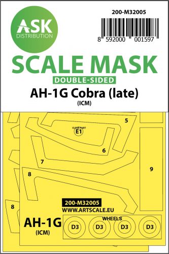 Art Scale - 1/32 AH-1G Cobra (late) double-sided for ICM / Special Hobby