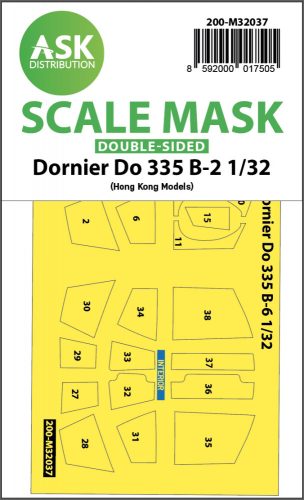 Art Scale - 1/32 Dornier Do 335B-2 double-sided mask for HK Models