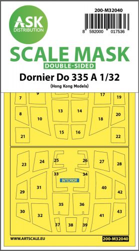 Art Scale - 1/32 Dornier Do 335A double-sided mask for HK Models