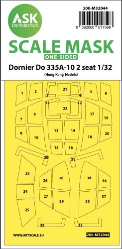 Art Scale - 1/32 Dornier Do 335A-10 two seater one-sided mask for HK Models