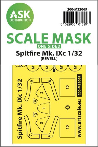 Art Scale - 1/32 Spitfire Mk.IXc one-sided fit mask for Revell