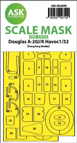 Art Scale - 1/32 A-20J/K Havoc - one-sided express mas for HK Models