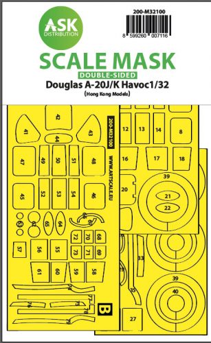 Art Scale - 1/32 A-20J/K Havoc double-sided express mas for HK Models