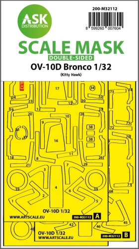 Art Scale - 1/32 OV-10D Bronco double-sided express fit mask for Kitty Hawk