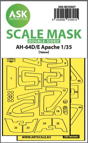 Art Scale - 1/35 AH-64D/E double-sided fit express mask for Tacom