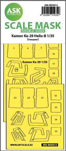 Art Scale - 1/35 Kamov Ka-29 Helix-B double-sided painting mask forTrumpeter