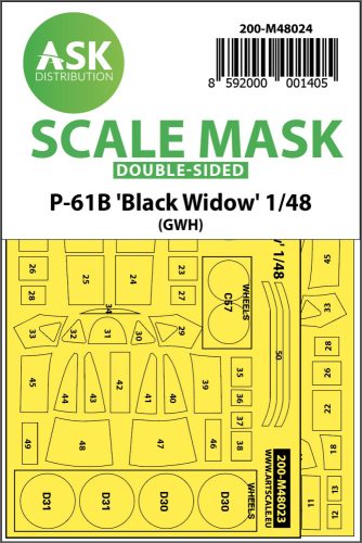 Art Scale - 1/48 P-61 Black Widow double-sided GWH