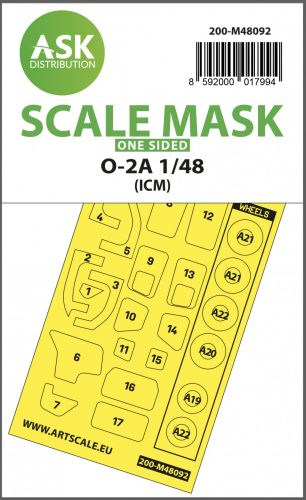 Art Scale - 1/48 O-2A one-sided mask self-adhesive pre-cutted for ICM