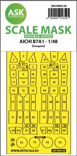 Art Scale - 1/48 AICHI B7A1 double-sided express mask for Hasegawa