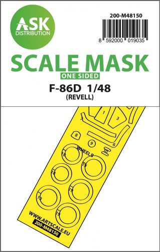 Art Scale - 1/48 F-86D one-sided express fit mask for Revell