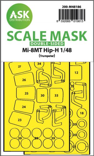 Art Scale - 1/48 Mil Mi-8MT double-sided express fit mask for Trumpeter