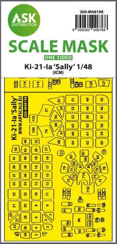 Art Scale - 1/48 Ki-21-Ia Sally one-sided express fit mask for ICM