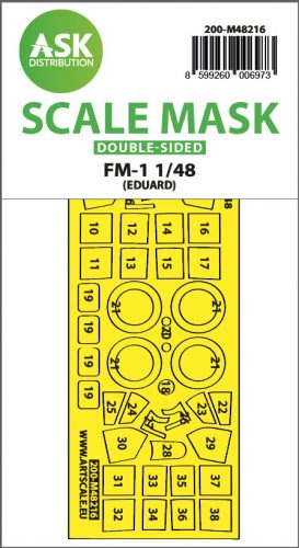 Art Scale - 1/48 FM-1 double-sided express fit mask for Eduard