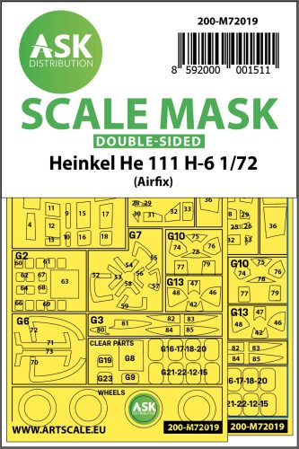 Art Scale - 1/72 Heinkel He 111 H-6 double-sided for Airfix