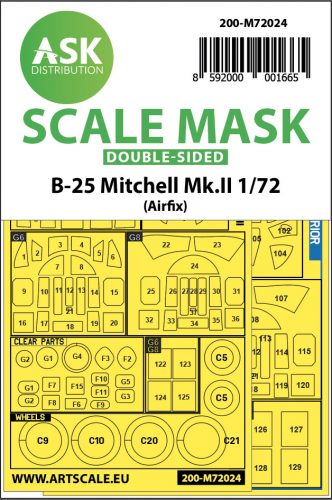 Art Scale - 1/72 B-25 Mitchell Mk.II double-sided for Airfix