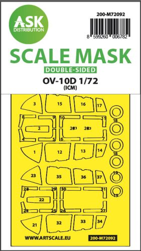 Art Scale - 1/72 OV-10D Bronco double-sided express fit mask for ICM