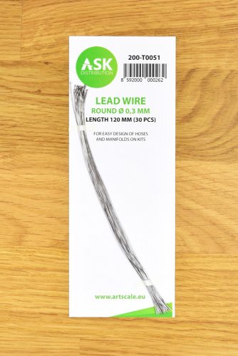 Art Scale - Lead Wire - Round Ø 0,3 mm x 120 mm (30 pcs)