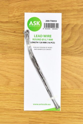 Art Scale - Lead Wire - Round Ø 0,7 mm x 120 mm (16 pcs)