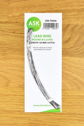 Art Scale - Lead Wire - Round Ø 0,8 mm x 120 mm (16 pcs)