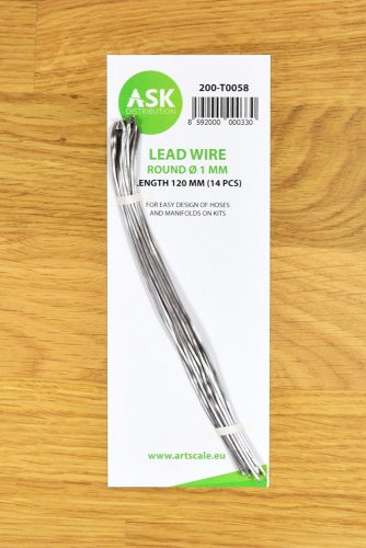 Art Scale - Lead Wire - Round Ø 1 mm x 120 mm (14 pcs)