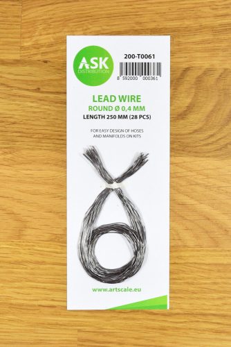 Art Scale - Lead Wire - Round Ø 0,4 mm x 250 mm (28 pcs)