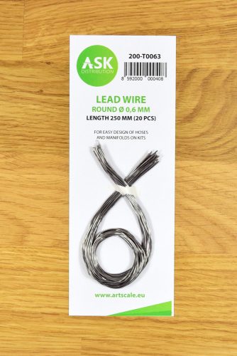 Art Scale - Lead Wire - Round Ø 0,6 mm x 250 mm (20 pcs)