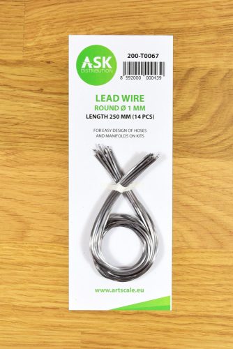 Art Scale - Lead Wire - Round Ø 1 mm x 250 mm (14 pcs)