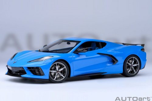 Autoart - 1:18 Chevrolet Corvette C8 Stingray Z51 (rapid blue) 2020 (composite model/full openings, 4 openings)