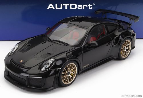 Autoart - Porsche 911 991-2 Gt2 Rs Weissach Package 2019 Black