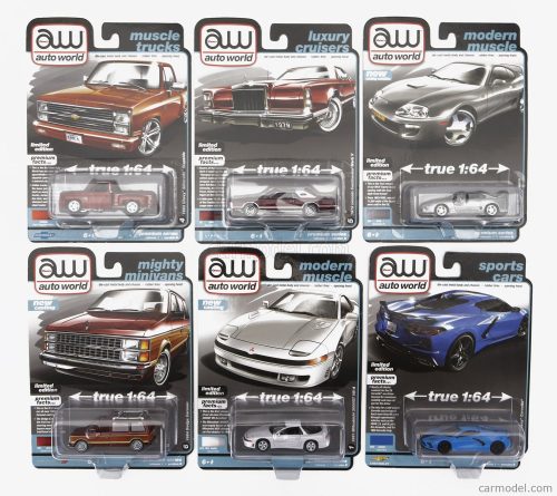 Autoworld - Mitsubishi Set Assortment 6 Pieces Various