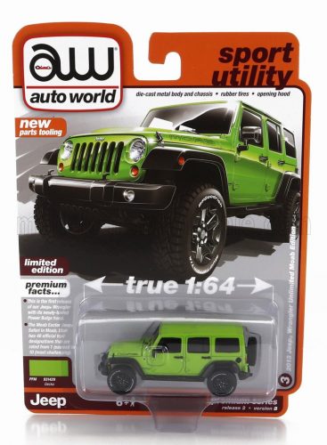 Autoworld - JEEP WRANGLER UNLIMITED 2013 GREEN