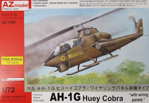 AZ Model - 1/72 AH-1G Huey Cobra w/panels