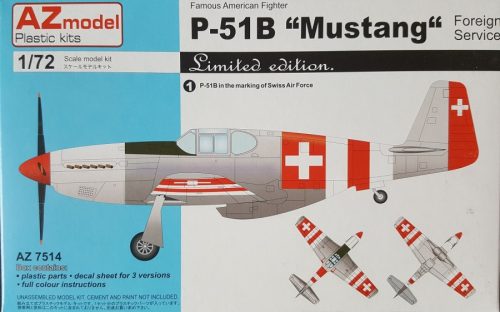 AZ Model - 1/72 P-51B Mustang Foreign