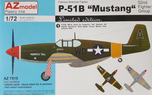 AZ Model - 1/72 P-51B Mustang 52.nd FG