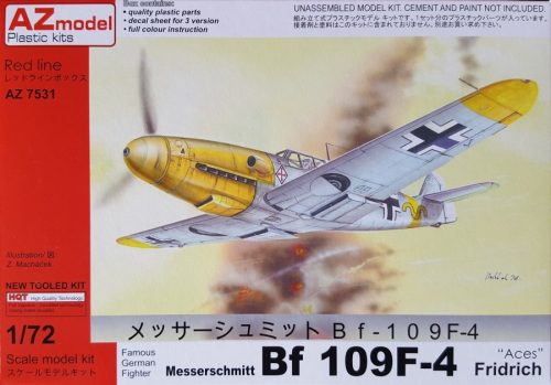 AZ Model - 1/72 Bf 109F-4 Aces