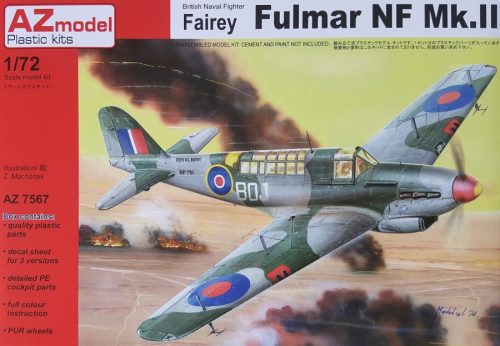 AZ Model - 1/72 Fairey Fulmar NF Mk. II (ex Vista), PUR, etch