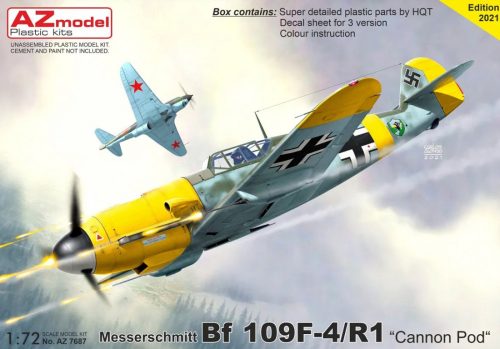 AZ Model - 1/72 Bf 109F-4/R1 „Kanon Pod“