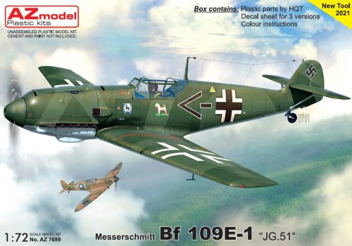 AZ Model - 1/72 Bf 109E-1 „JG.51“