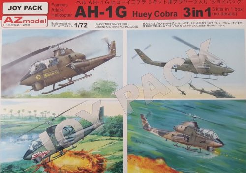 AZ Model - 1/72 AH-1G Huey Cobra 3x plastic parts