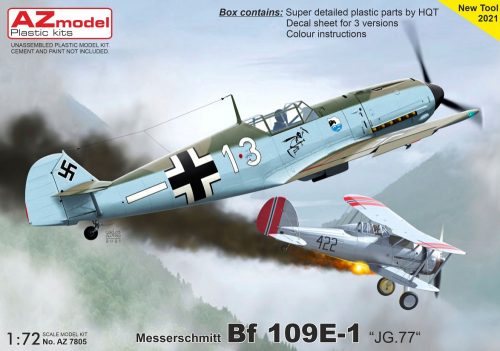 AZ Model - 1/72 Bf 109E-1 „JG.77“