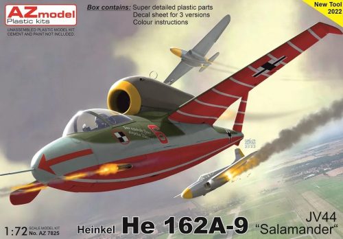 AZ Model - 1/72 Heinkel He 162A-9 "Salamander" JV44