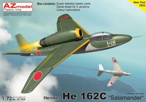 AZ Model - 1/72 Heinkel He 162C "Salamander" In foreg.ser.