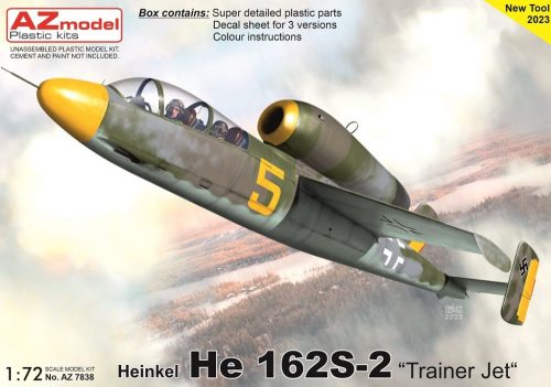 AZ Model - 1/72 Heinkel He 162S-2 "Trainer Jet"