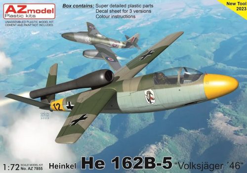 AZ Model - 1/72 Heinkel He 162B-5 "Volksjäger 46"