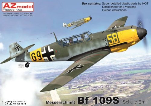 AZ Model - 1/72 Bf 109S "Schule Emil"