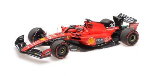 Bbr-Models - FERRARI F1  SF-23 TEAM SCUDERIA FERRARI N 16 3rd BELGIUM GP 2023 CHARLES LECLERC RED BLACK