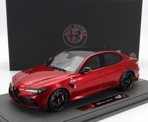 Bbr-Models - ALFA ROMEO GIULIA GTA 2020 - CON VETRINA - WITH SHOWCASE ROSSO GTA - RED MET