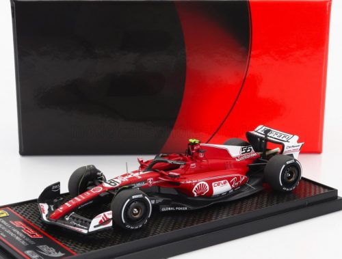 Bbr-Models - FERRARI F1  SF-23 TEAM SCUDERIA FERRARI N 55 LAS VEGAS USA GP 2023 CARLOS SAINZ RED WHITE BLACK